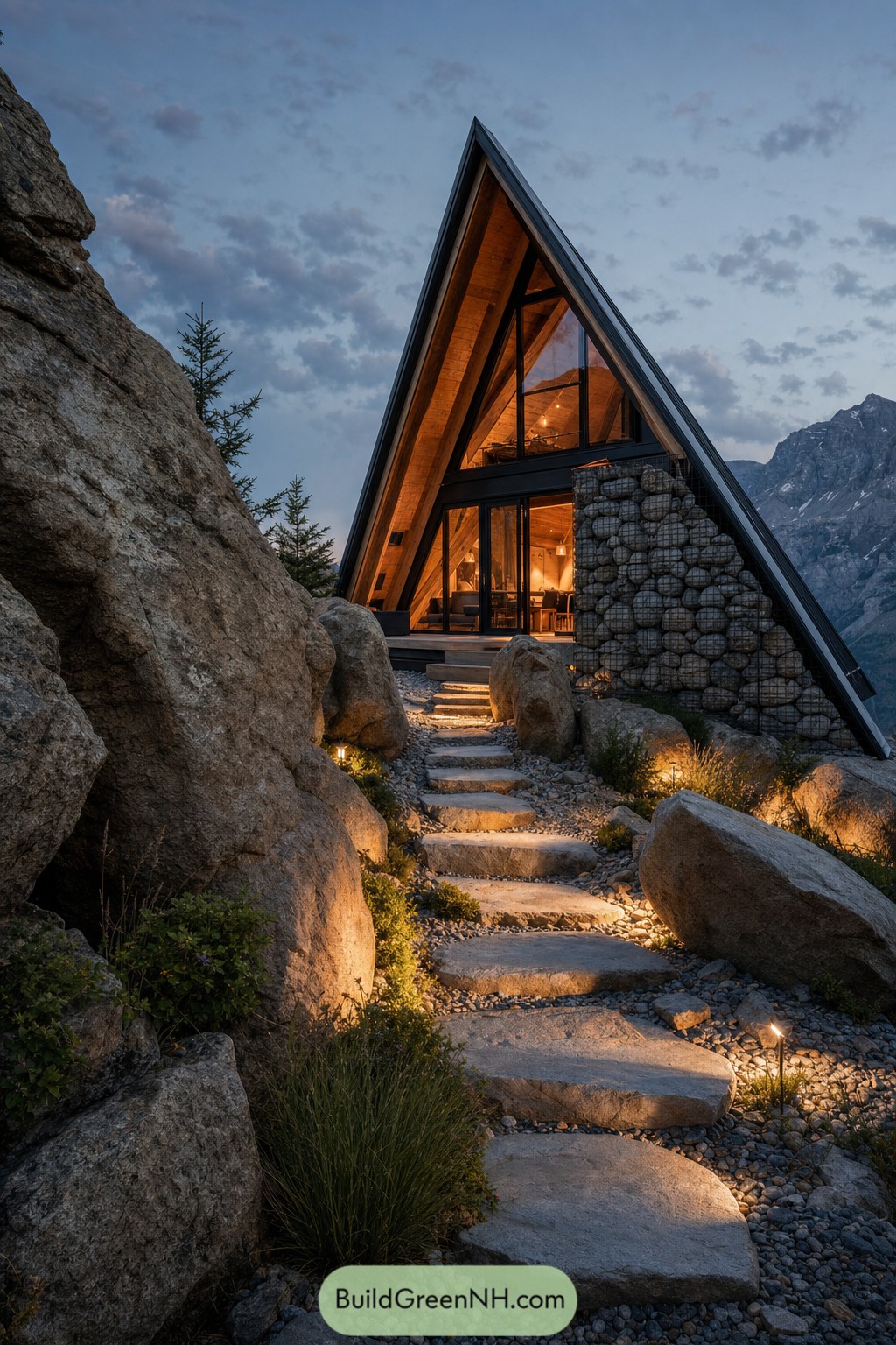 20 Breathtaking Modern Cabin Designs With Real Rocks to Defy Gravity