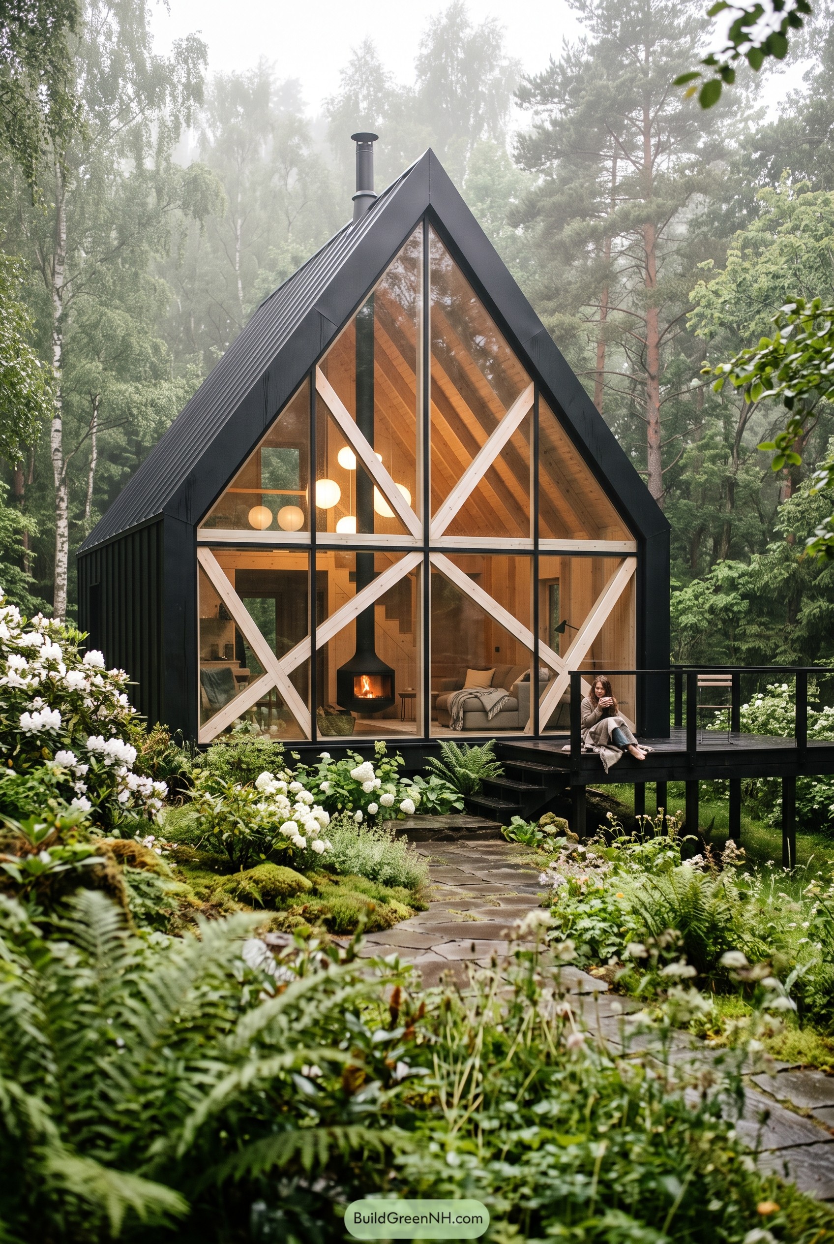 20 Geometric Glass Facade Modern Cabins with Nothing to Hide