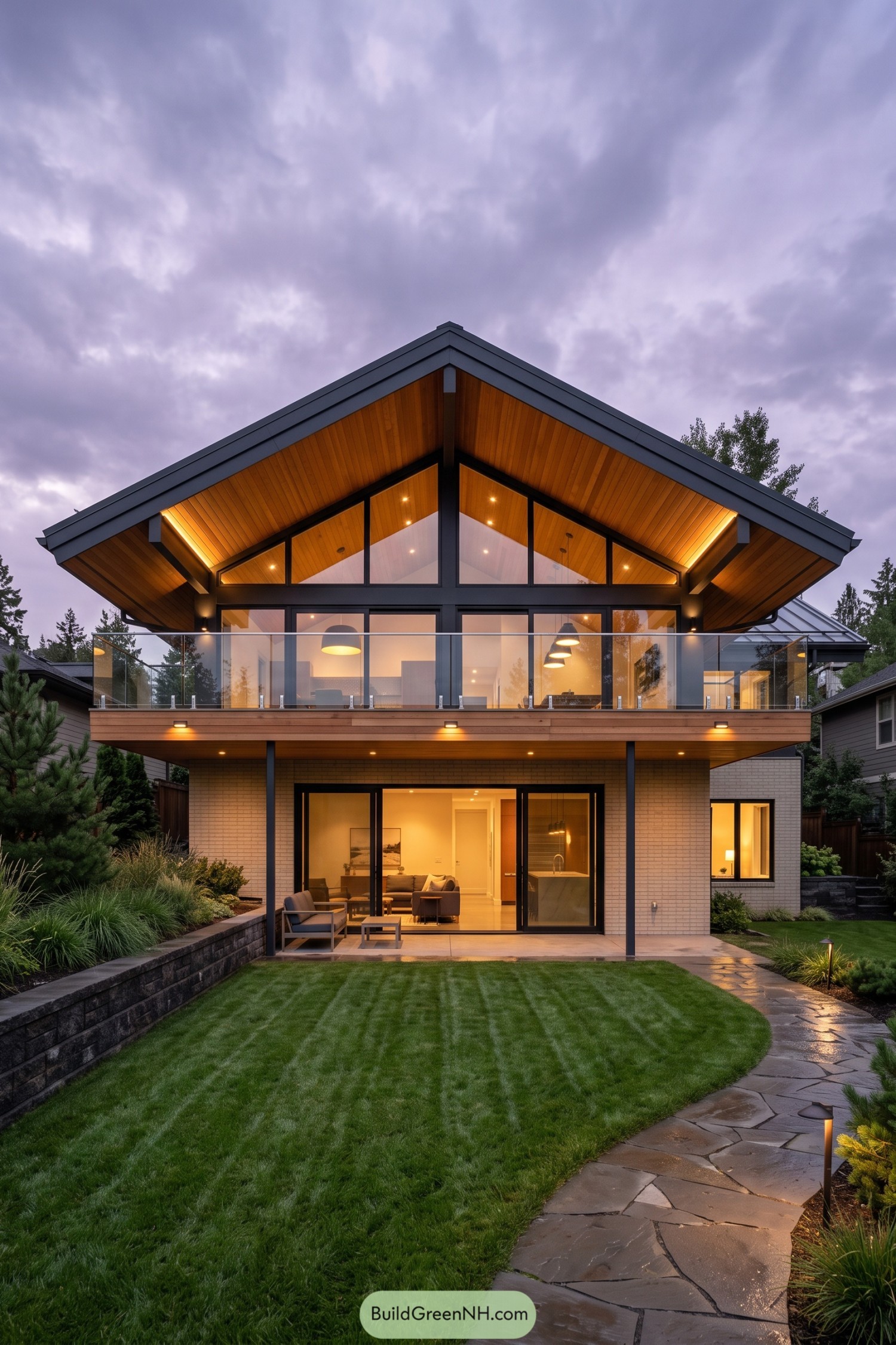 20 Breathtaking Low Pitch Gable Houses with Floating Garden