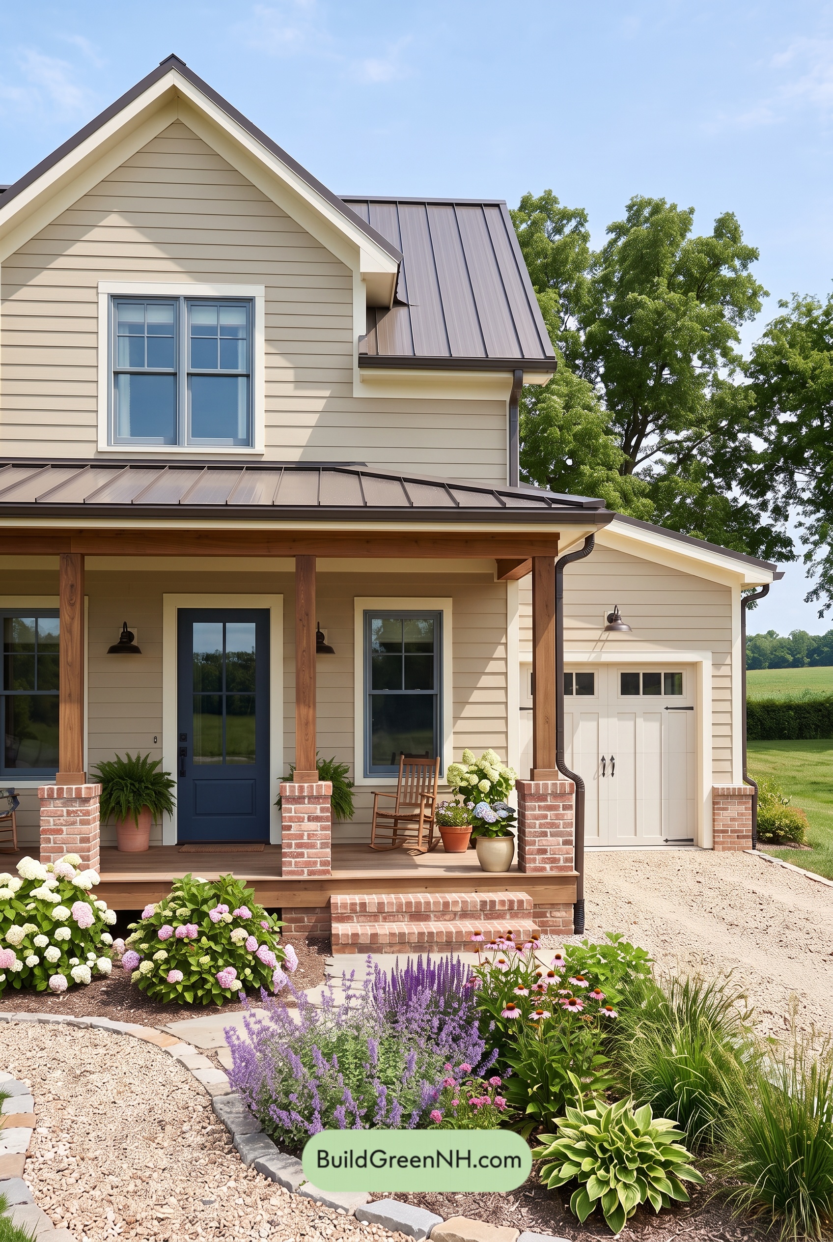 Modern Yellow House Exterior Color Scheme: Buttercup Brickline