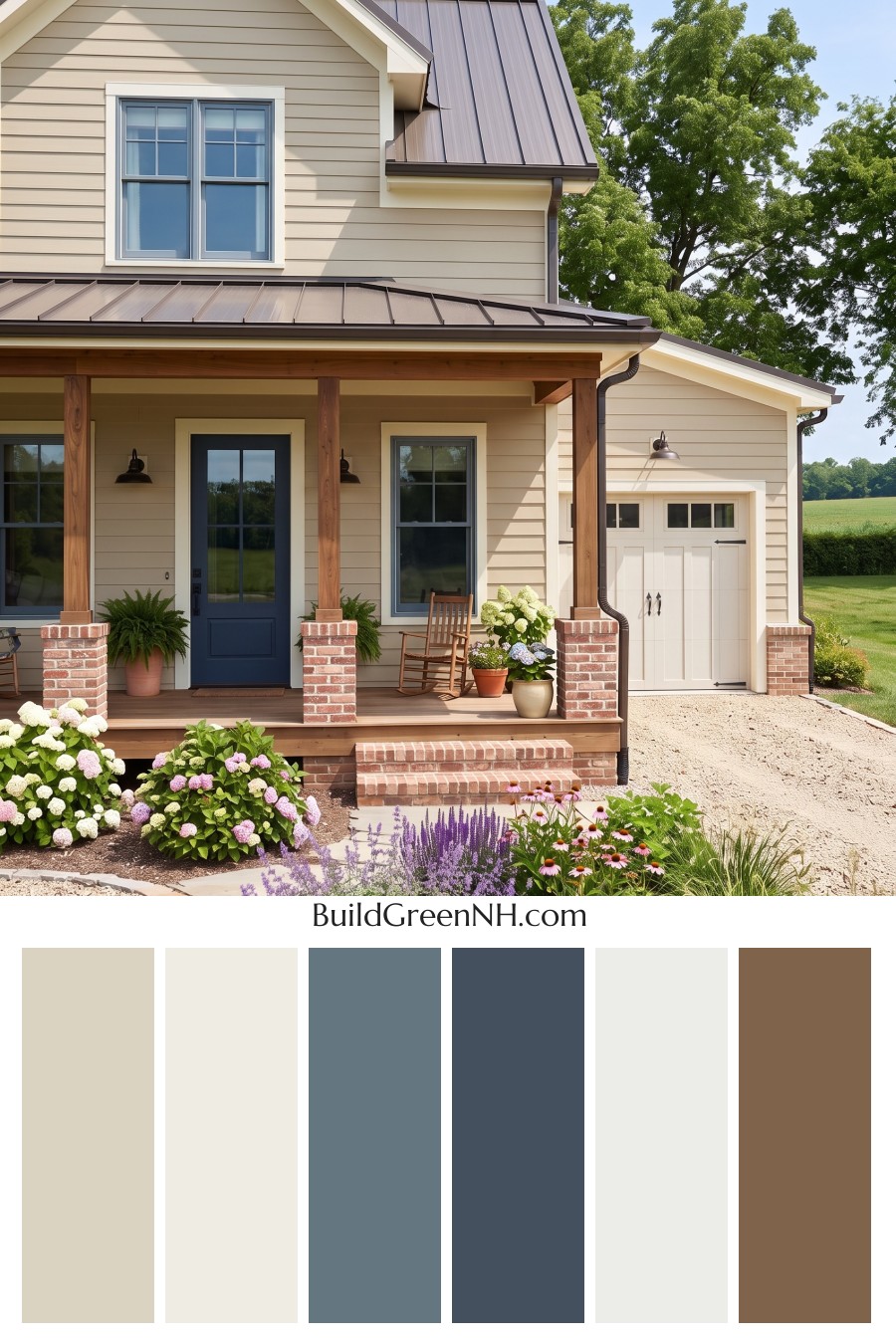 Modern Yellow House Exterior Color Scheme: Buttercup Brickline