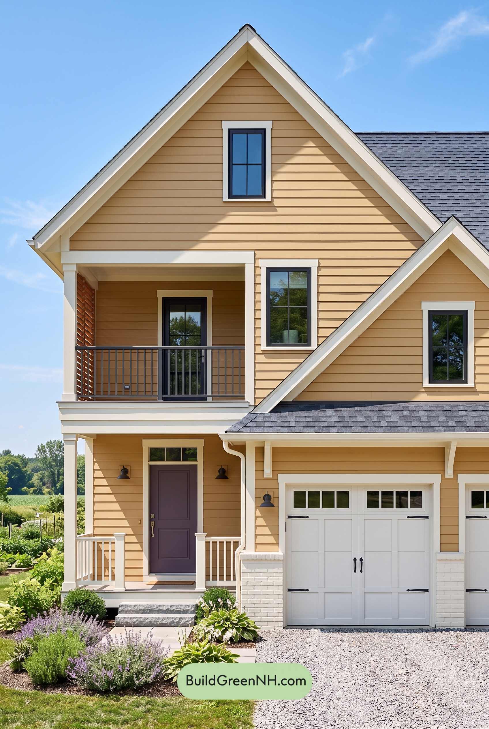 Modern Yellow House Exterior Color Scheme: Gablefield Welcome