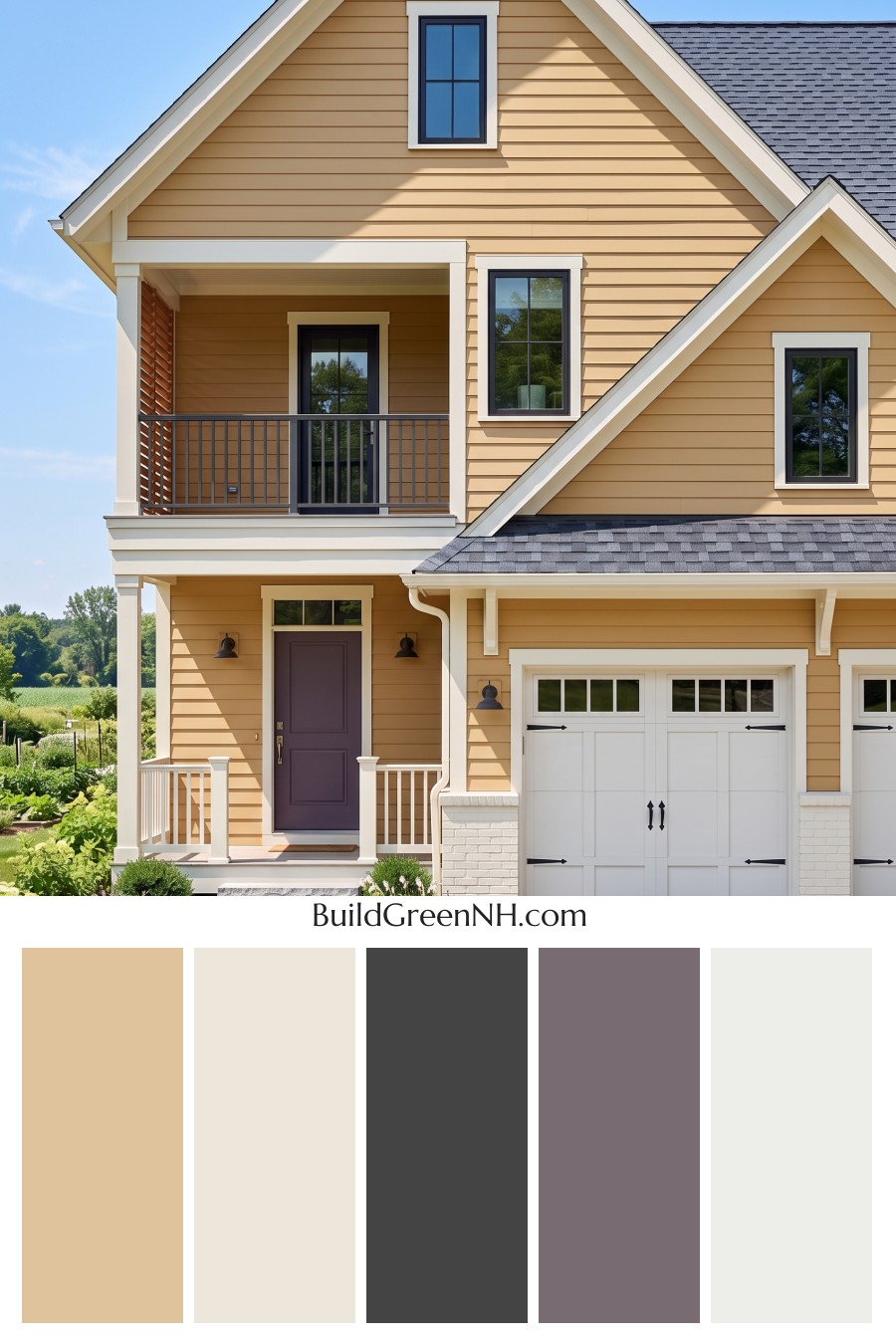 Modern Yellow House Exterior Color Scheme: Gablefield Welcome
