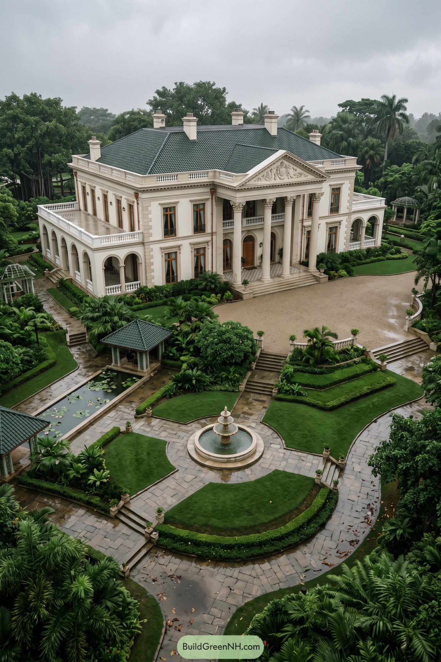 20 Breathtaking Neoclassical Mansions to Inspire Grand Living With Secret Gardens