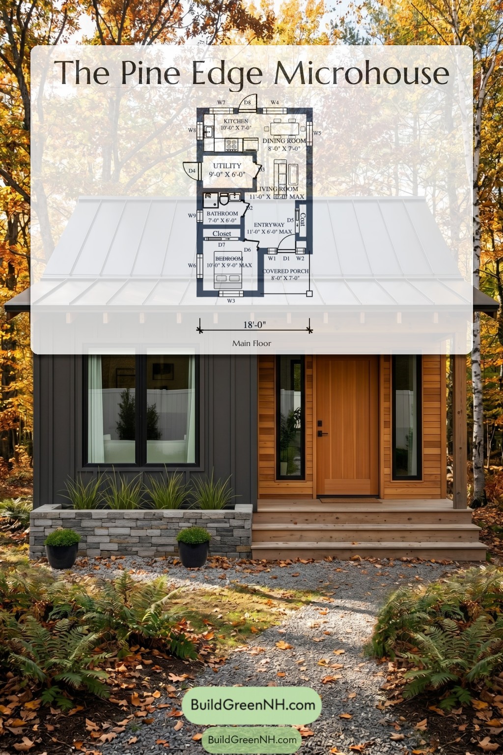 Pine Edge Microhouse Floor Plan