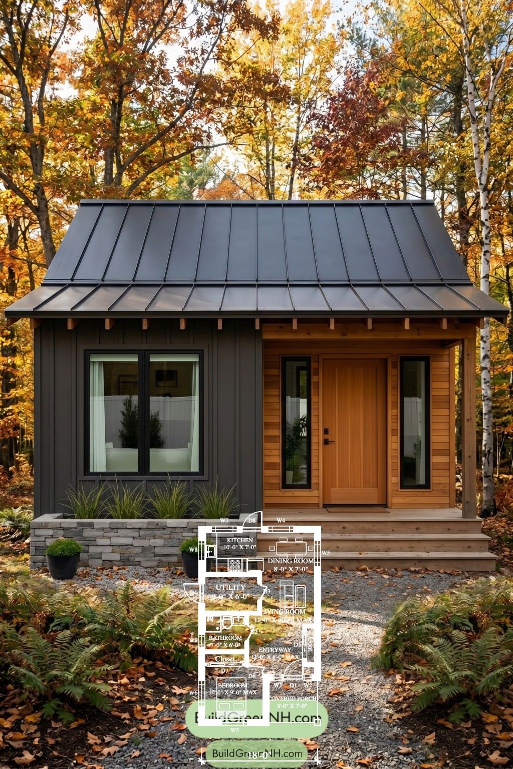 Pine Edge Microhouse Floor Plan