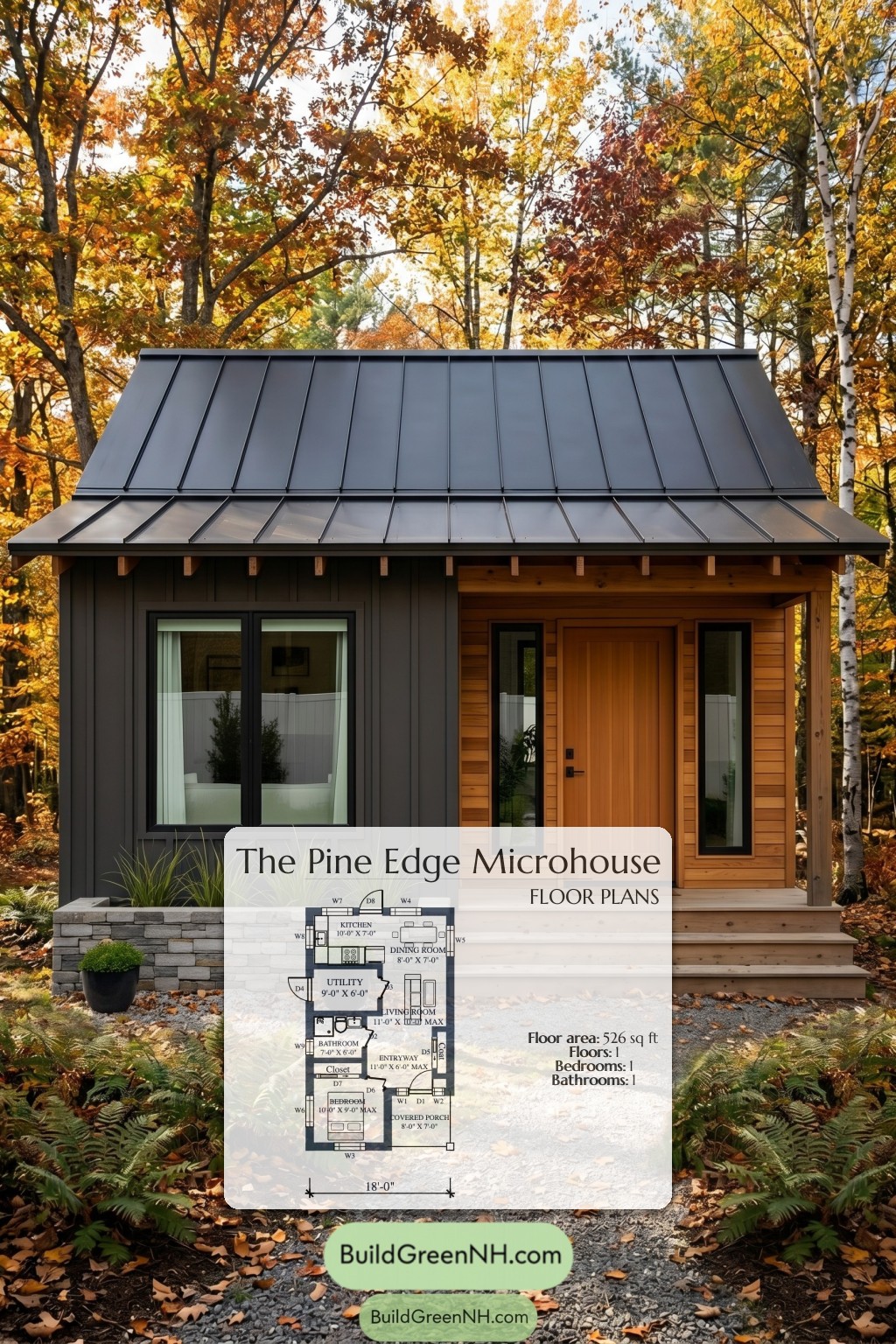 Pine Edge Microhouse Floor Plan