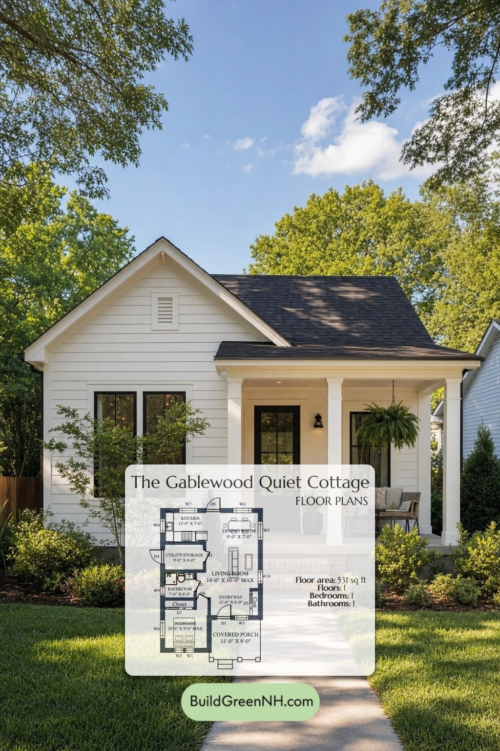 Gablewood Quiet Cottage Floor Plan