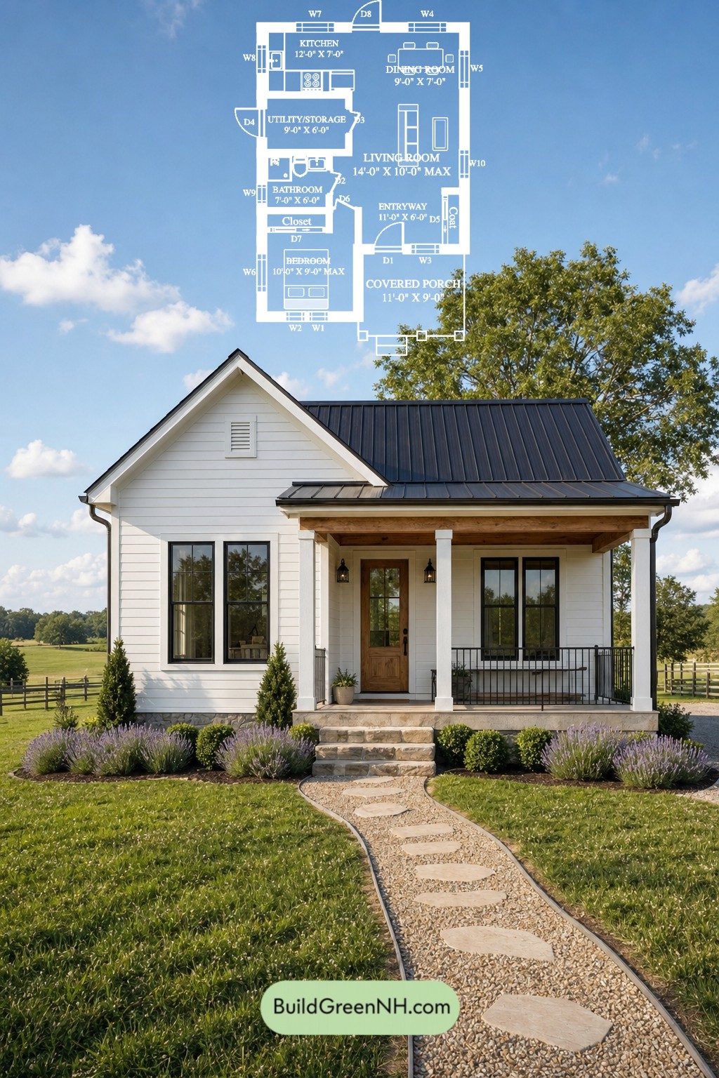 Cedarcrest Farm Cottage Floor Plan