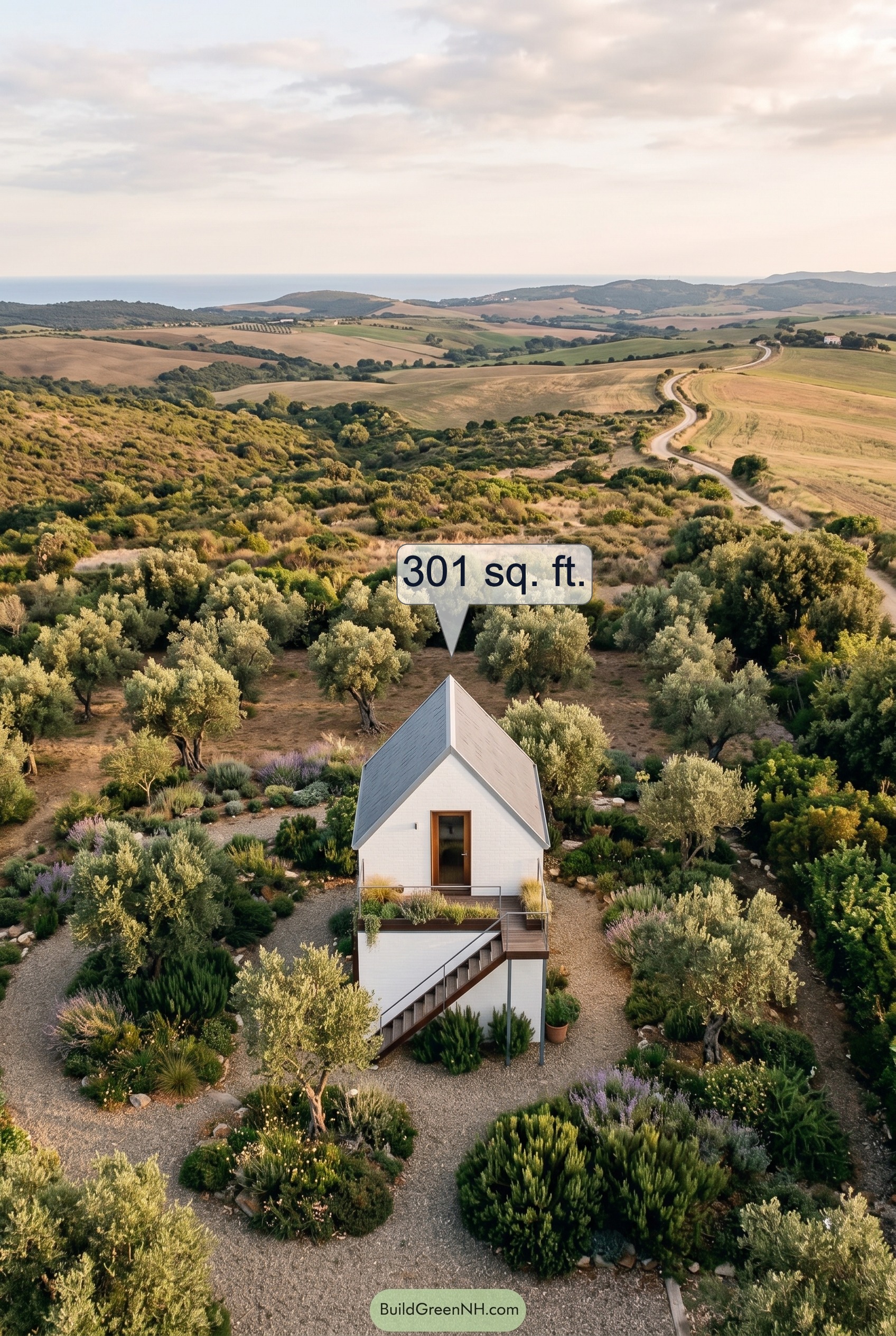 Olive Grove Sky Landing Top View