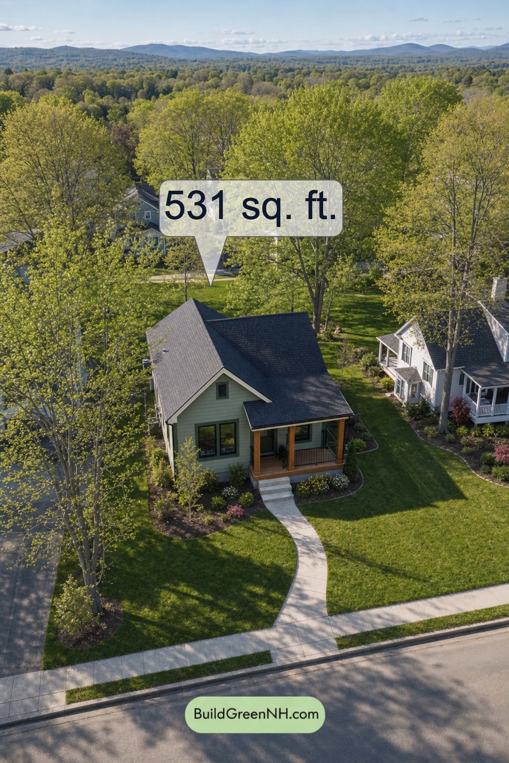 Sage Gable Porchcraft Top View