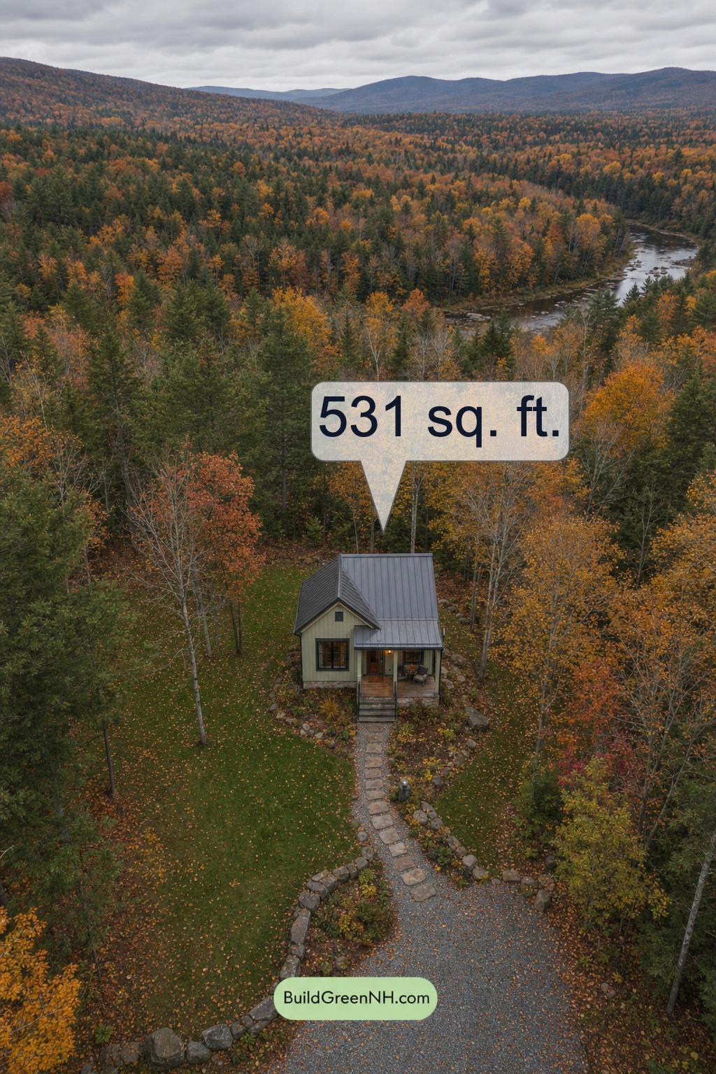 Mossline Cottage Profile Top View
