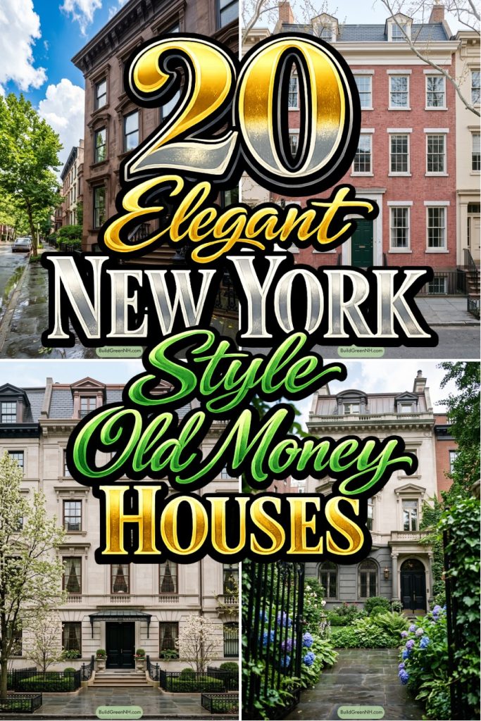 20 Elegant New York Style Old Money Houses