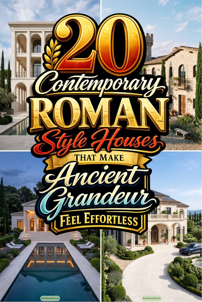 20 Contemporary Roman Style Houses That Make Ancient Grandeur Feel Effortless