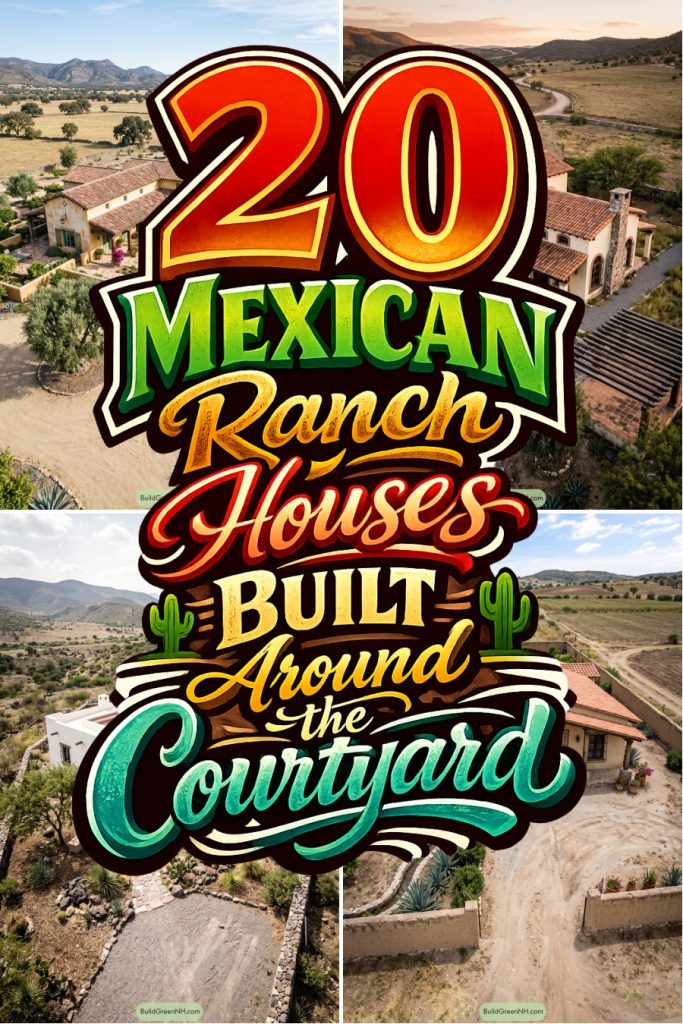 20 Mexican Ranch Houses Built Around the Courtyard