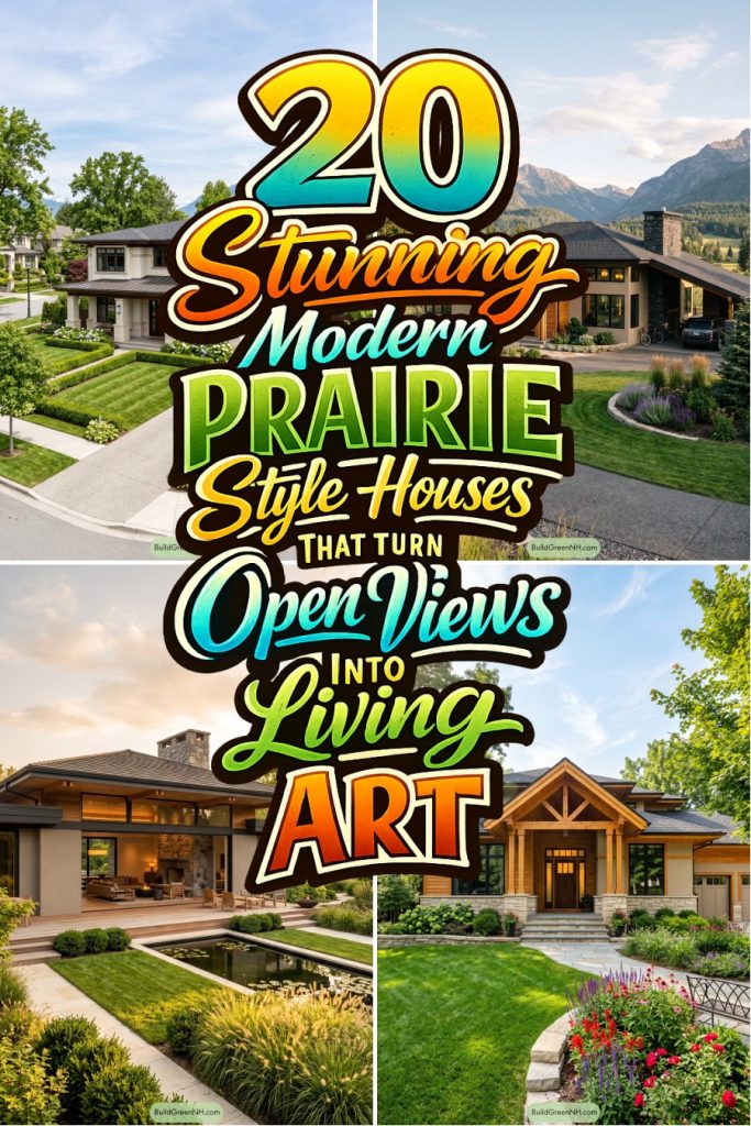 20 Stunning Modern Prairie Style Houses That Turn Open Views Into Living Art