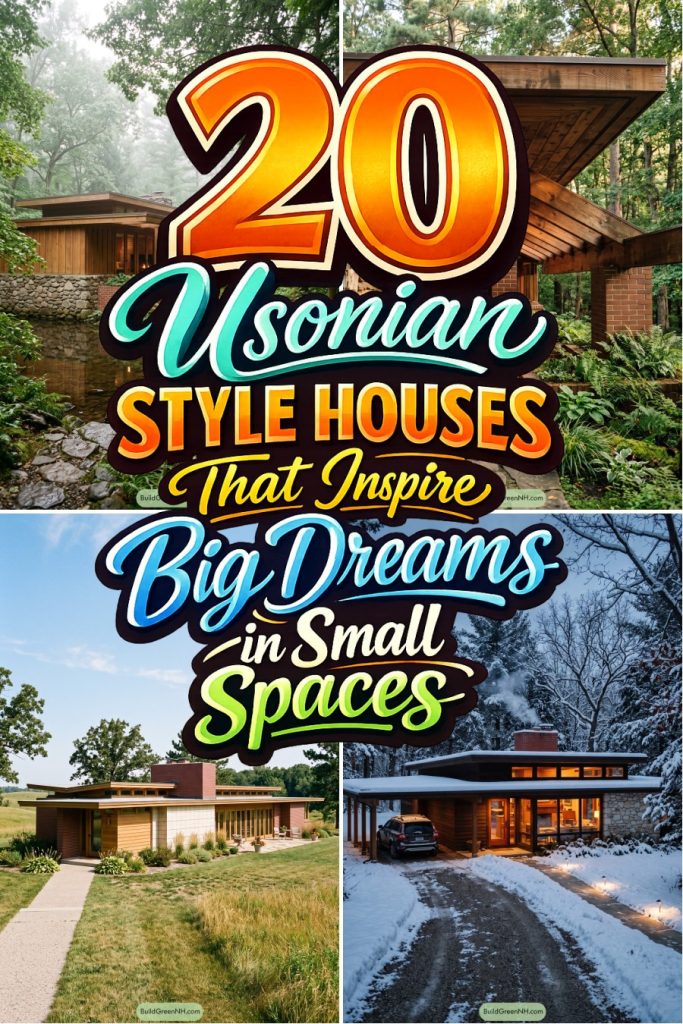 20 Usonian Style Houses That Inspire Big Dreams In Small Spaces