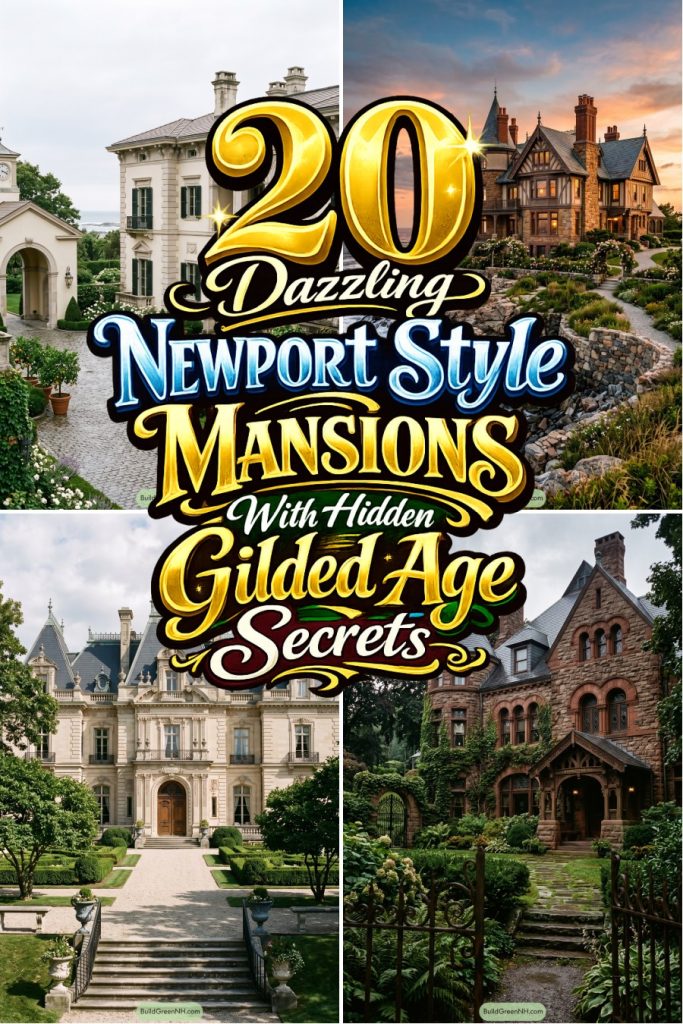 20 Dazzling Newport Style Mansions With Hidden Gilded Age Secrets
