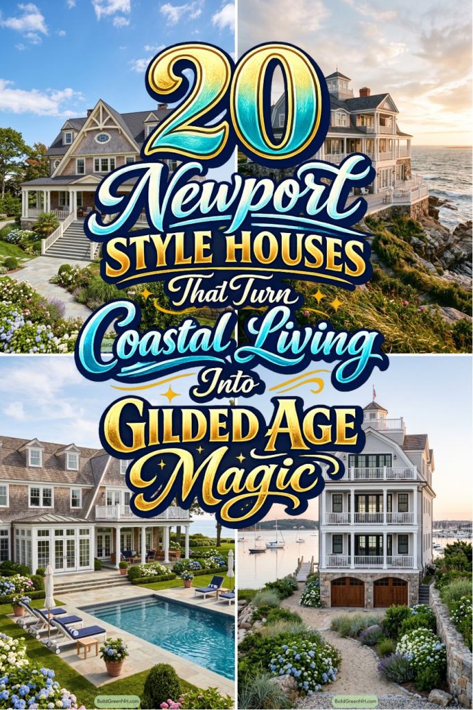 20 Newport Style Houses That Turn Coastal Living Into Gilded Age Magic