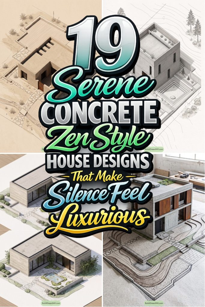 19 Serene Concrete Zen Style House Designs That Make Silence Feel Luxurious