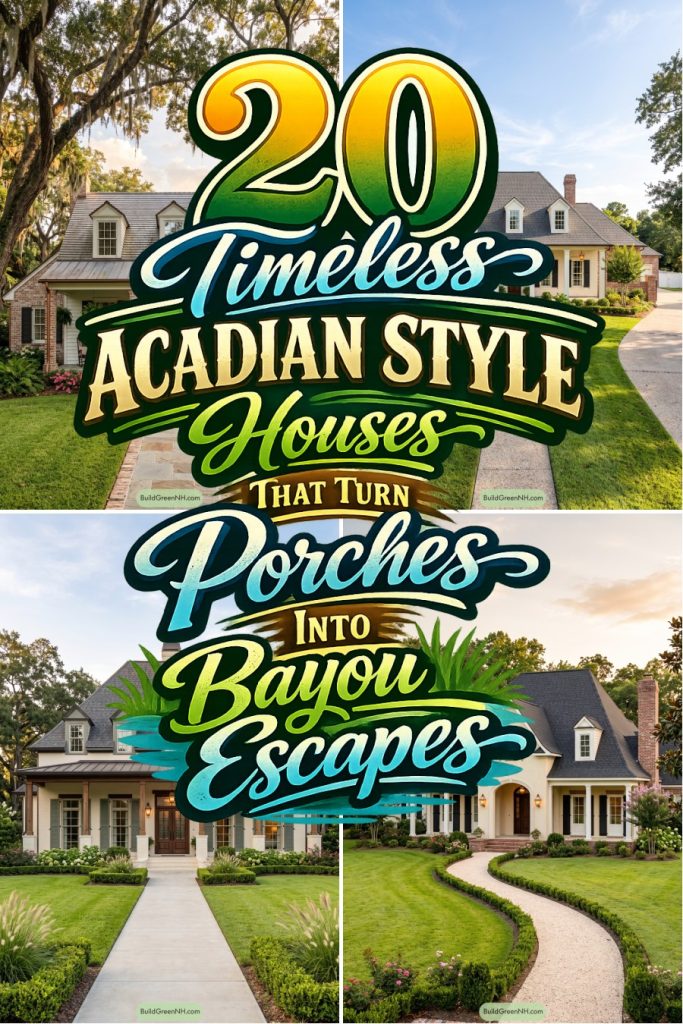 20 Timeless Acadian Style Houses That Turn Porches Into Bayou Escapes