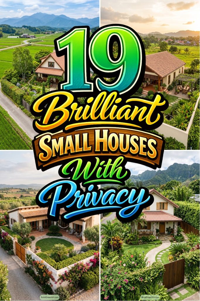 19 Brilliant Small Houses With Privacy