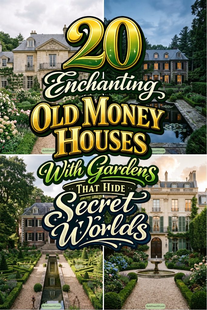 20 Enchanting Old Money Houses With Gardens That Hide Secret Worlds