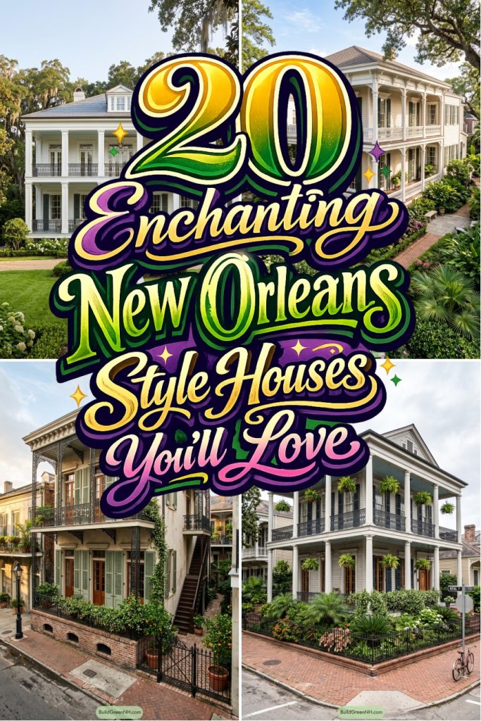 20 Enchanting New Orleans Style Houses You'll Love