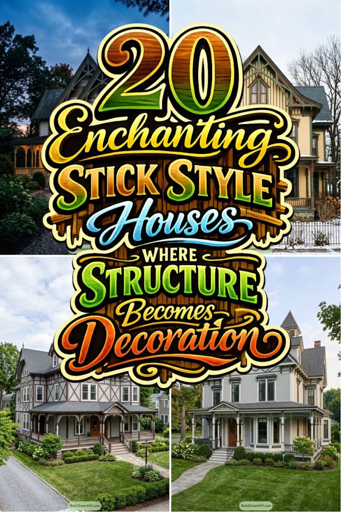 20 Enchanting Stick Style Houses Where Structure Becomes Decoration