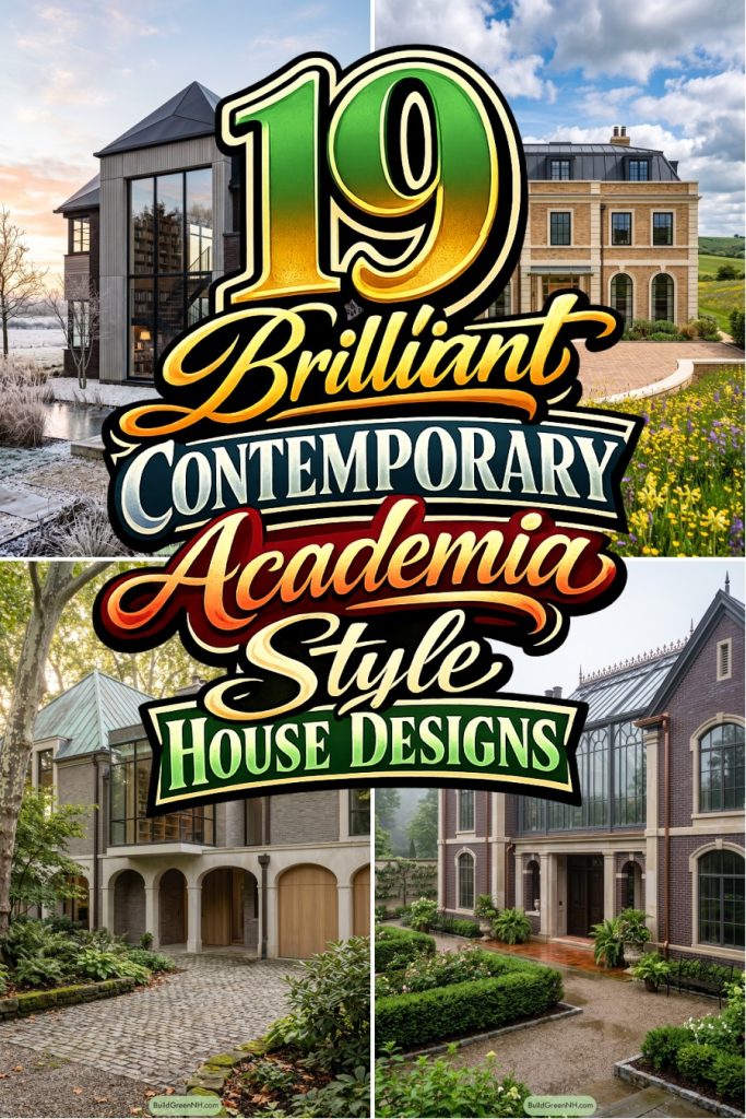 19 Brilliant Contemporary Academia Style House Designs