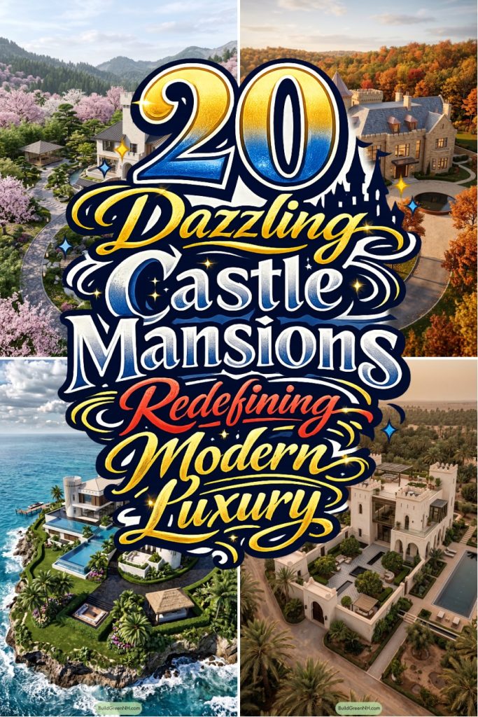 20 Dazzling Castle Mansions Redefining Modern Luxury