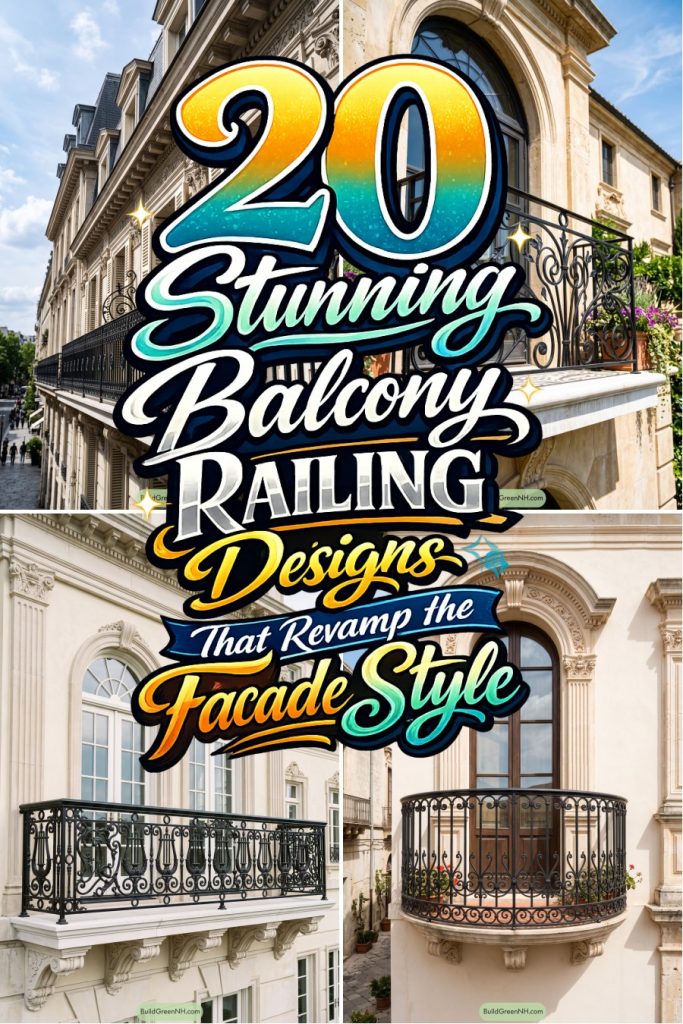 20 Stunning Balcony Railing Designs That Revamp the Facade Style