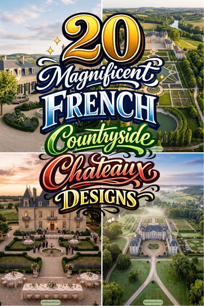 20 Magnificent French Countryside Chateaux Designs