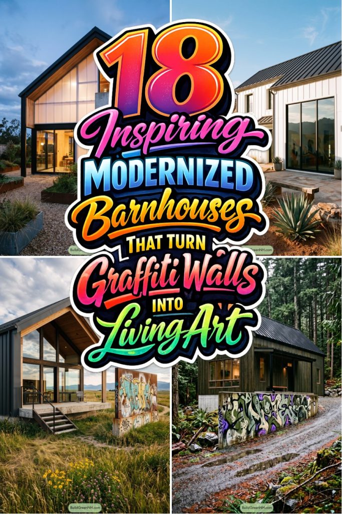 18 Inspiring Modernized Barnhouses That Turn Graffiti Walls Into Living Art