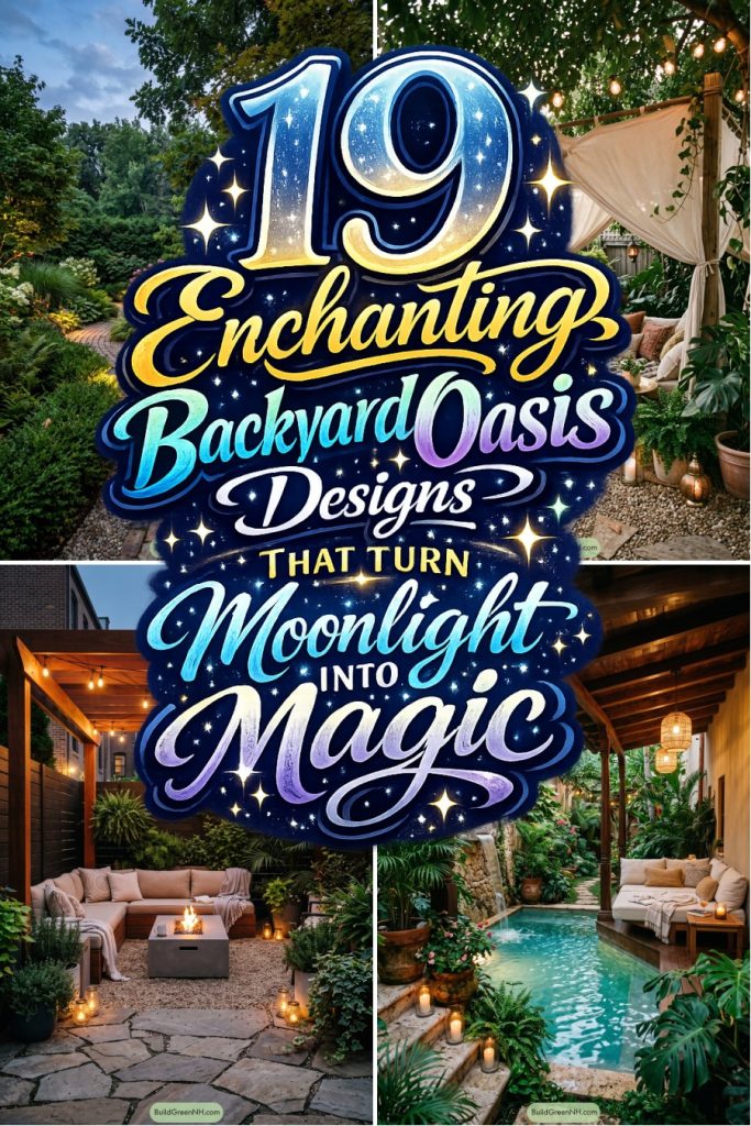 19 Enchanting Backyard Oasis Designs That Turn Moonlight Into Magic