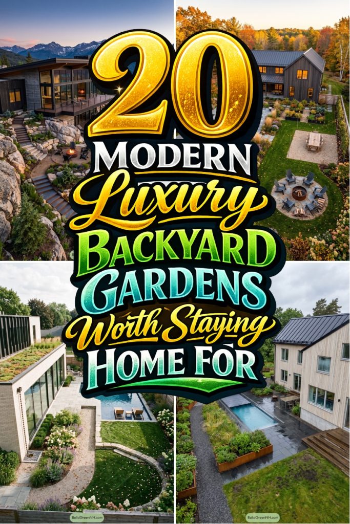 20 Modern Luxury Backyard Gardens Worth Staying Home For