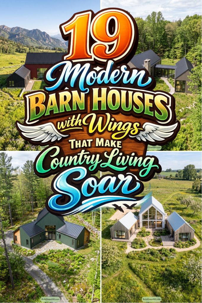 19 Modern Barn Houses with Wings That Make Country Living Soar
