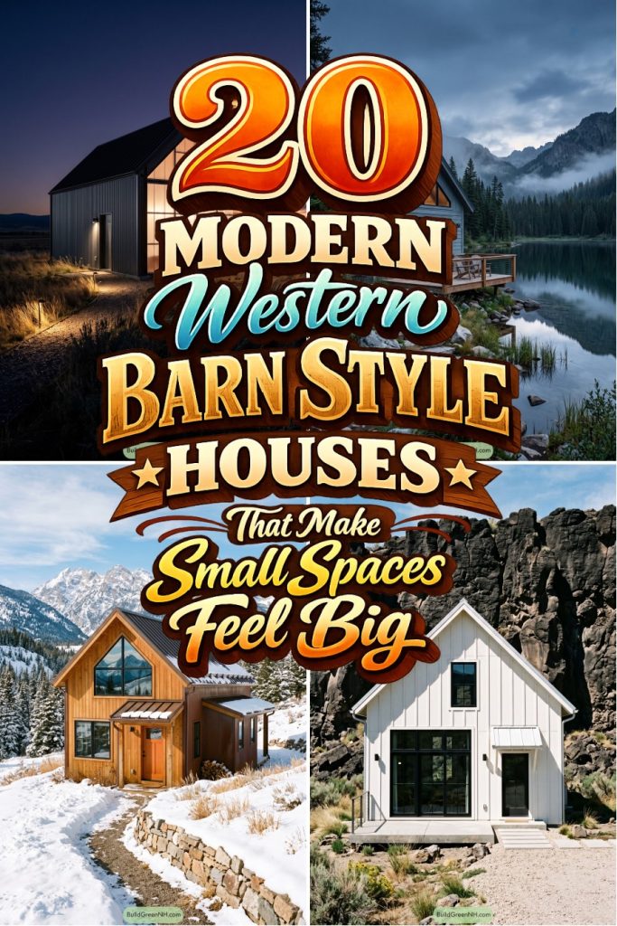 20 Modern Western Barn Style Houses That Make Small Spaces Feel Big