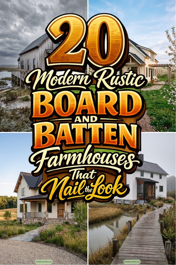 20 Modern Rustic Board and Batten Farmhouses That Nail the Look