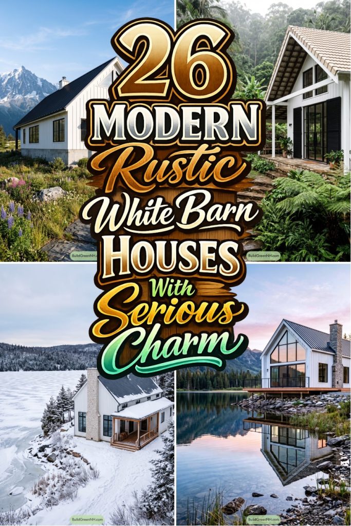 26 Modern Rustic White Barn Houses With Serious Charm
