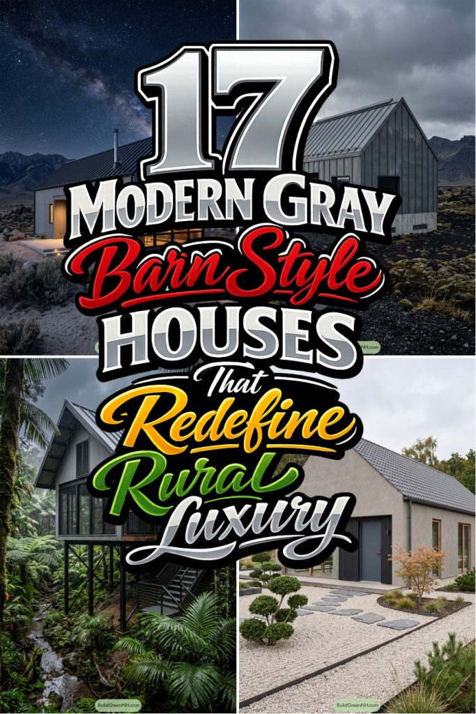17 Modern Gray Barn Style Houses That Redefine Rural Luxury