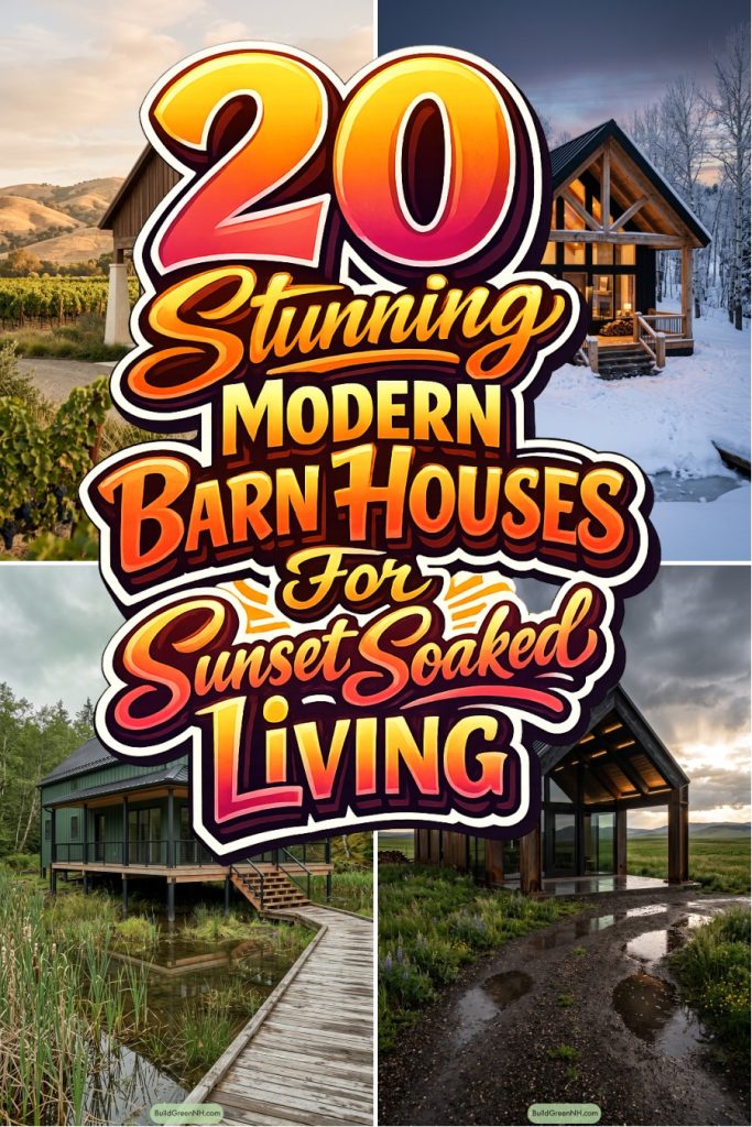 20 Stunning Modern Barn Houses For Sunset Soaked Living