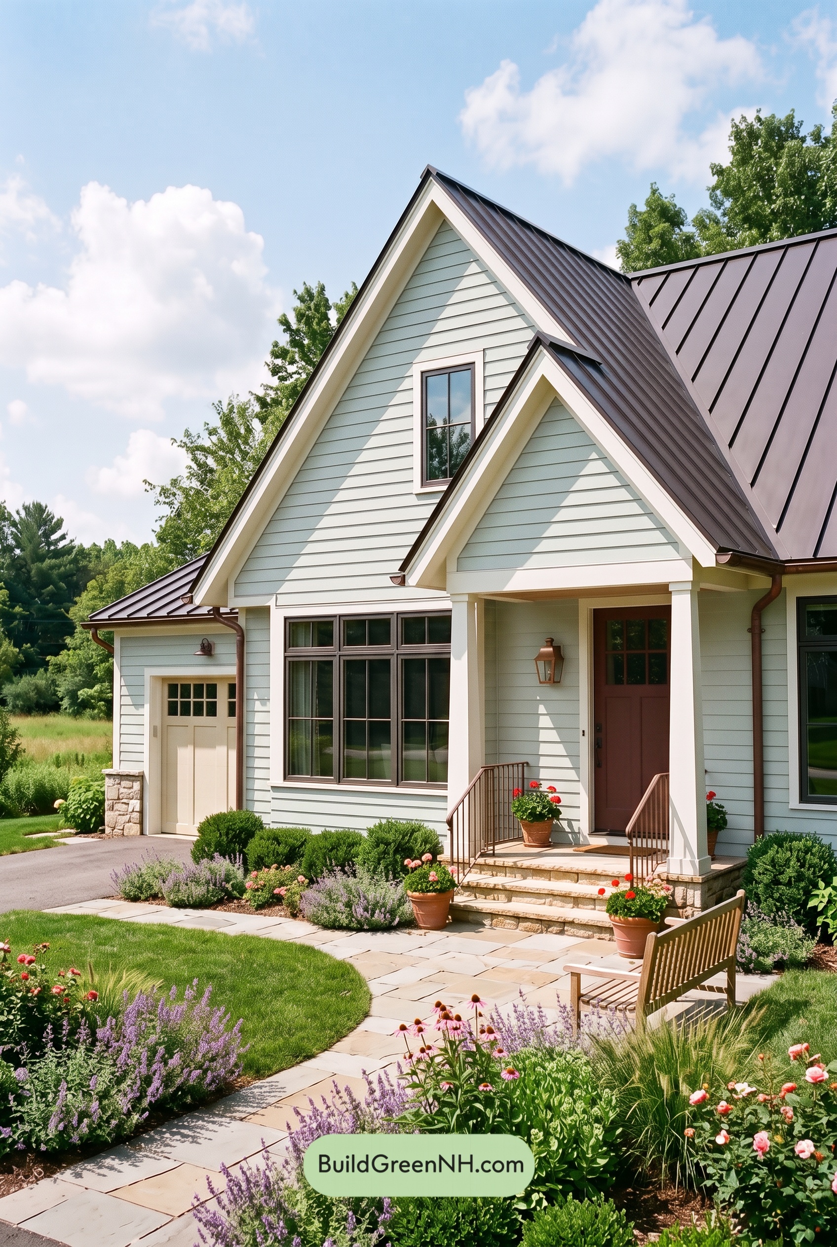 Modern Cottage Light Blue Color Scheme: Blue Meadow Ember