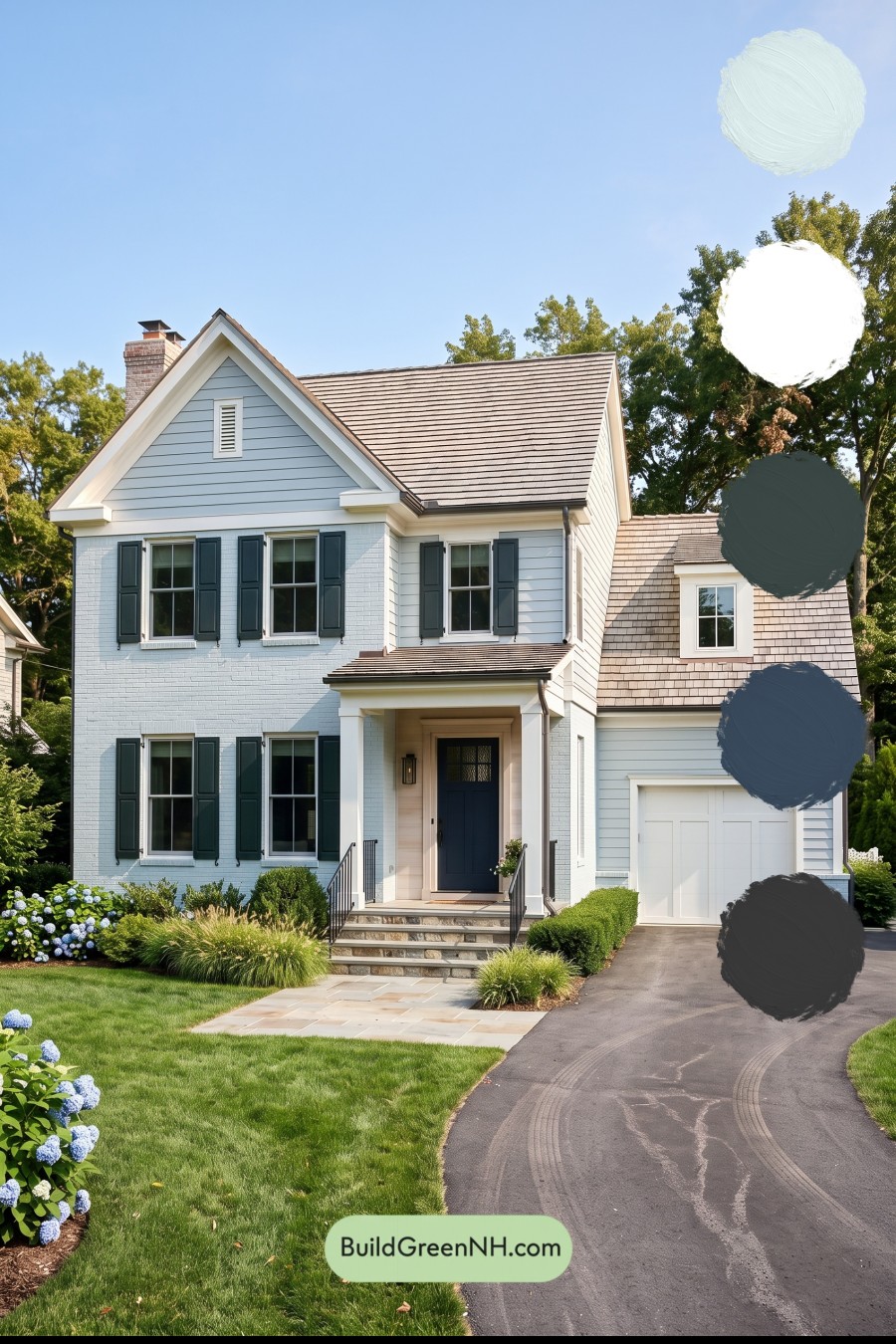 Modern Cottage Light Blue Color Scheme: Blue Pearl Reverie