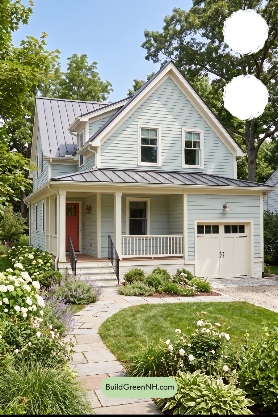 Modern Cottage Light Blue Color Scheme: Blue Poppy Gleam