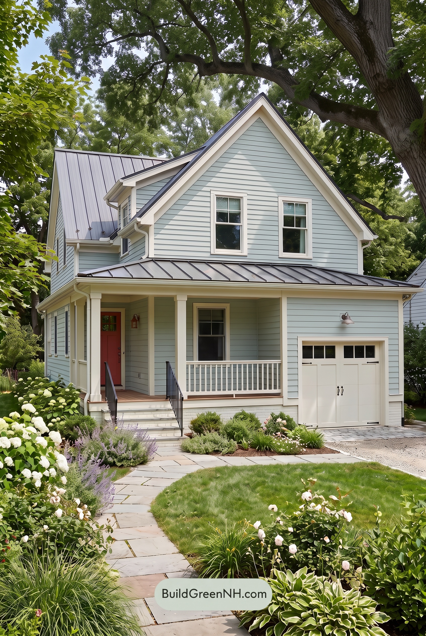 Modern Cottage Light Blue Color Scheme: Blue Poppy Gleam - Shade