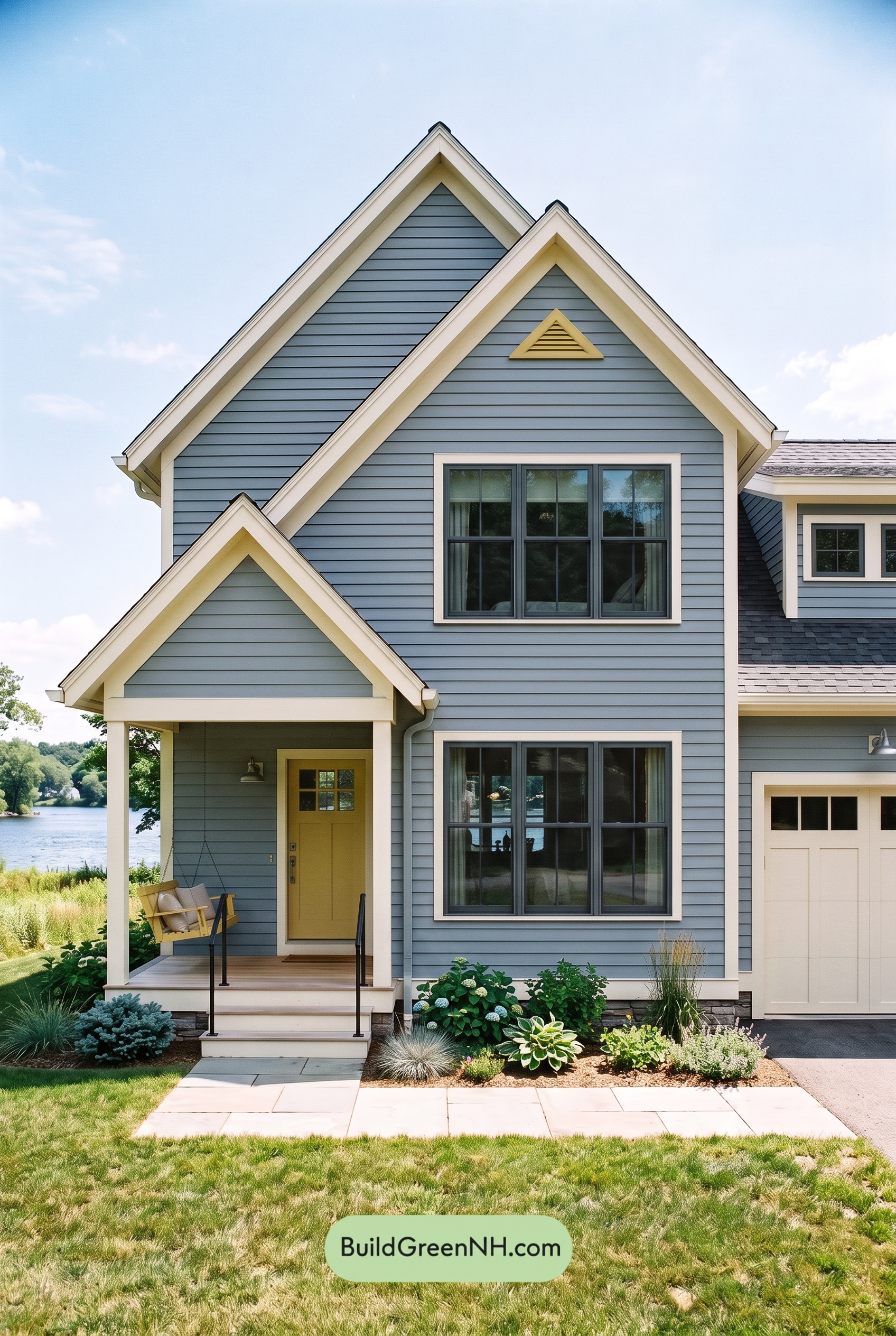 Modern Cottage Light Blue Color Scheme: Dove Blue Citron