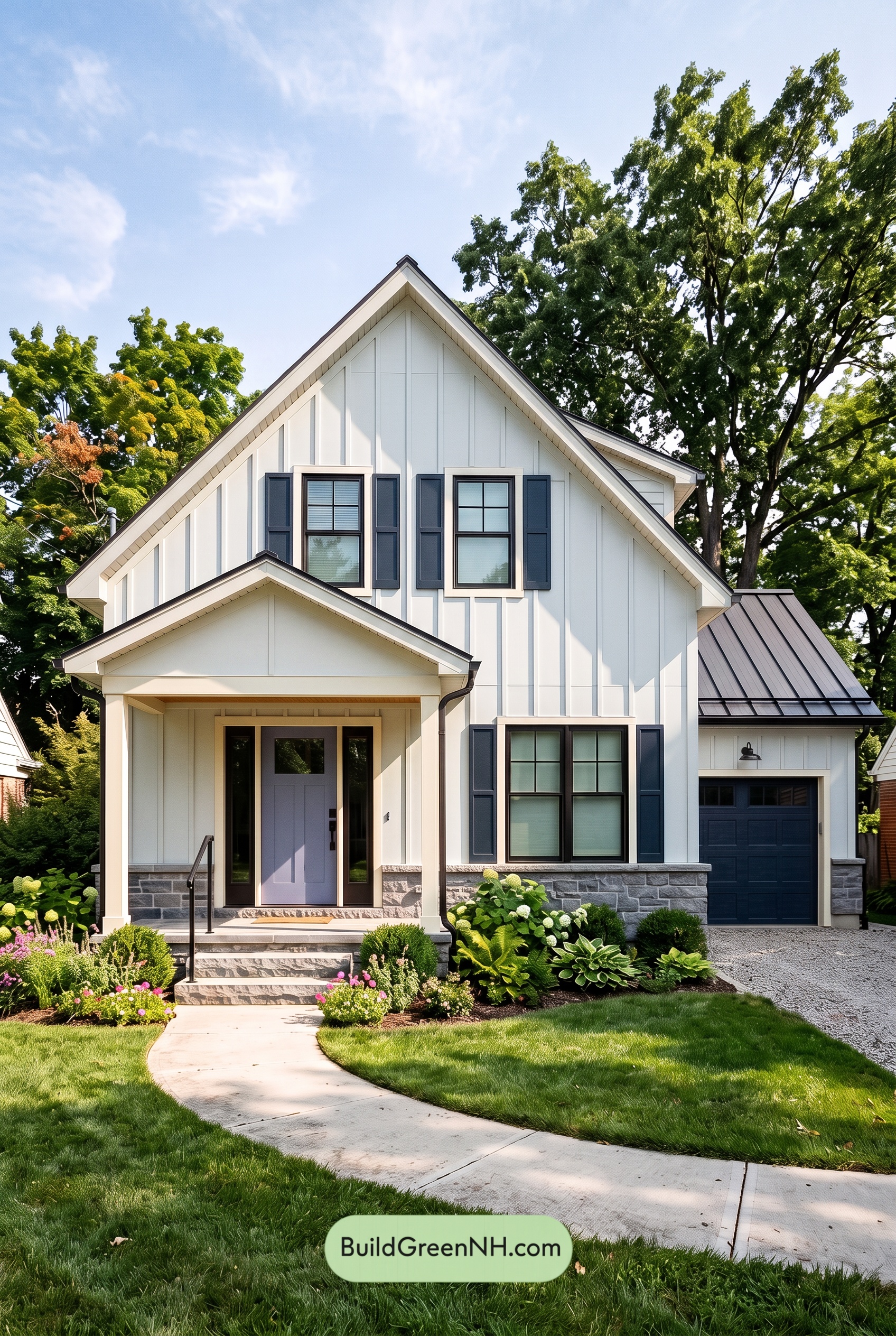 Modern Cottage Light Blue Color Scheme: Mist Blue Slate
