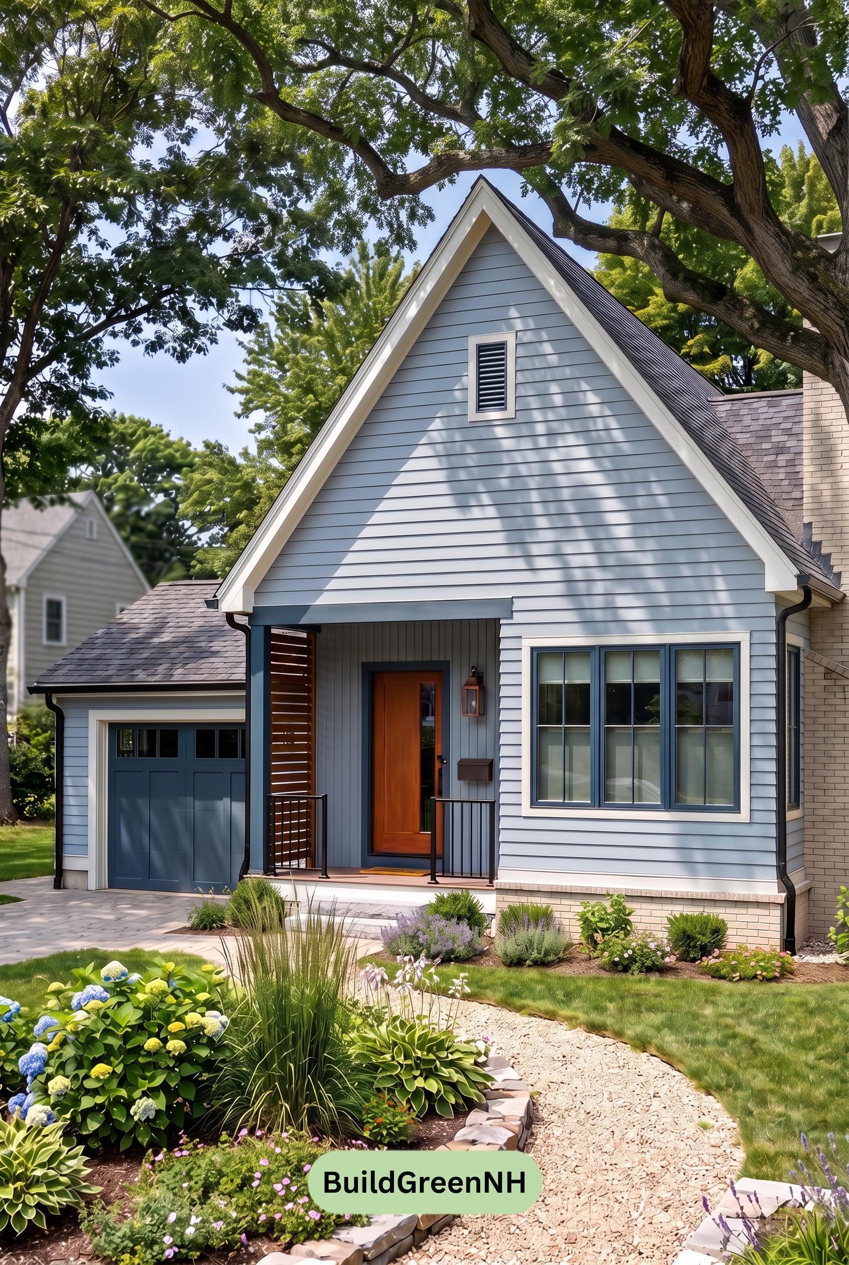 Modern Cottage Light Blue Color Scheme: Powder Blue Copper - Shade
