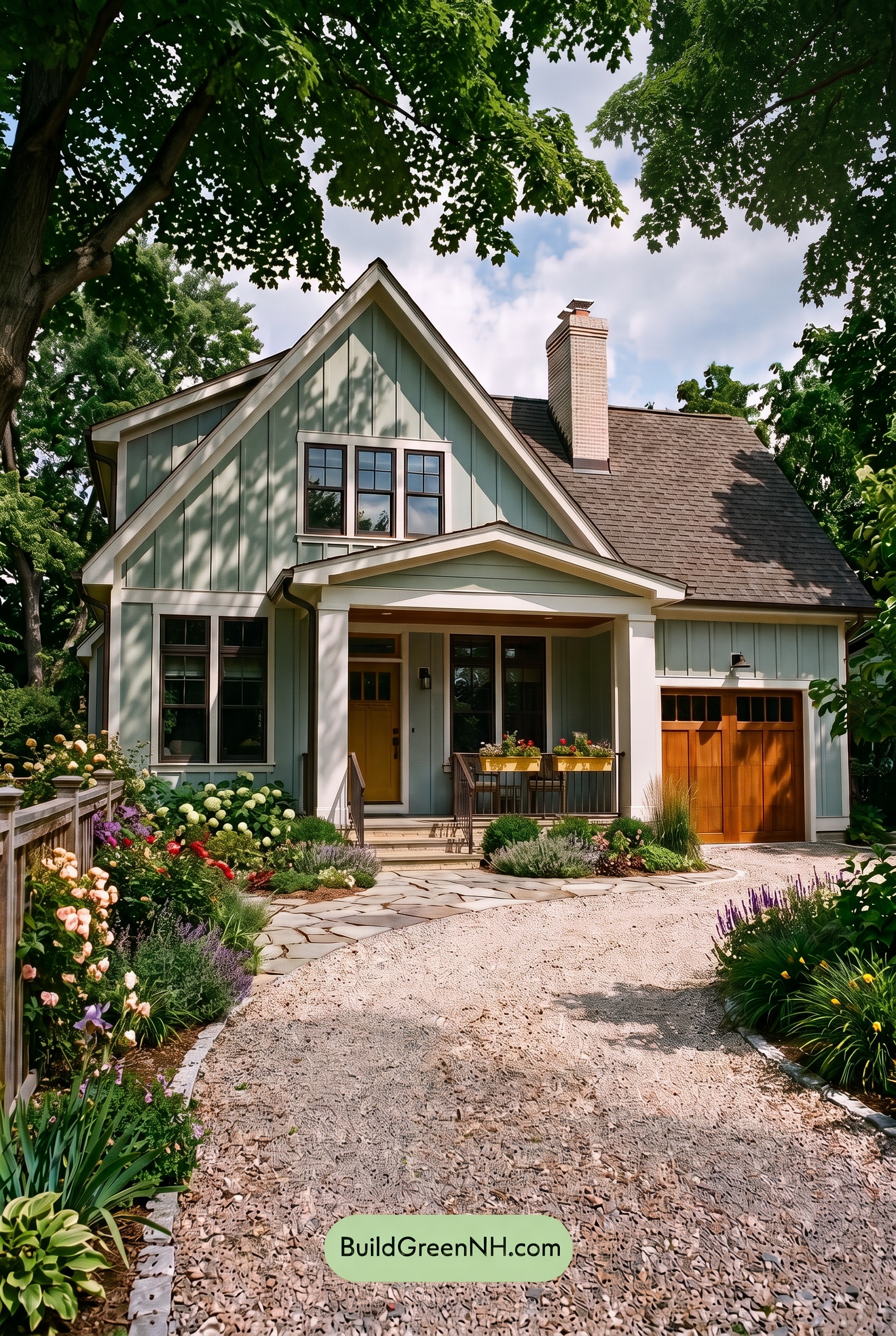 Modern Cottage Light Blue Color Scheme: Willow Blue Saffron - Shade